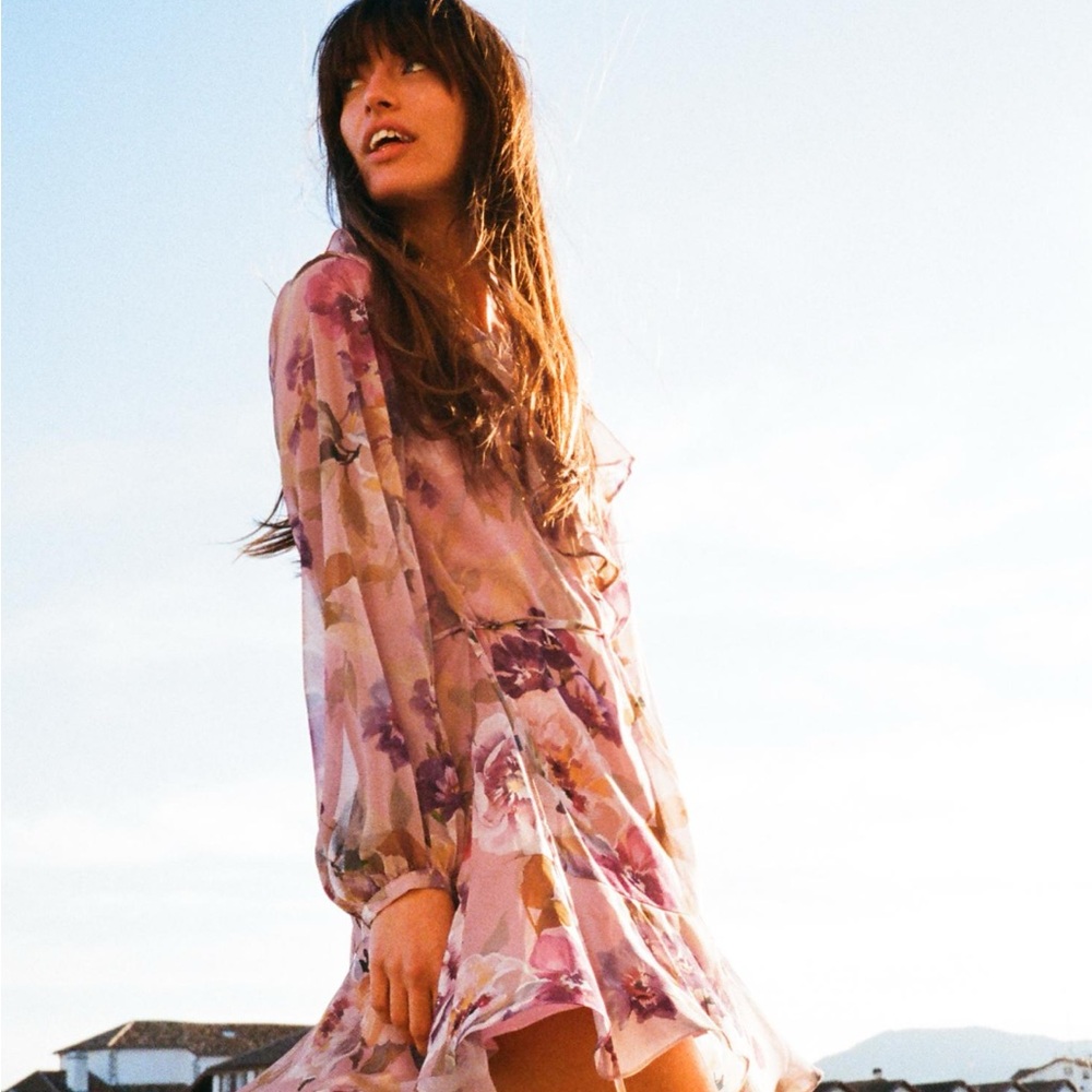 Floral Sheer Dress